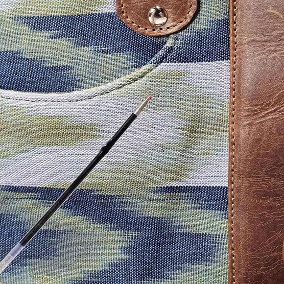 Mini Aria Convertible Day Bag Shoulder Or Backpack Brown Leather And Canvas - Picture 9 of 15